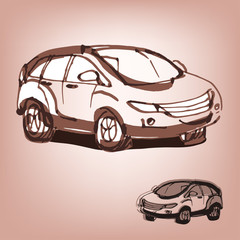 car sketch