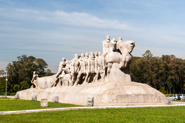Bandeiras Monument Sao Paulo Brazil