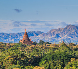 Ancient pagoda in Bagan of Myanmar 