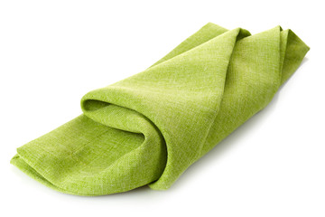 green cotton napkin