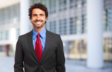 Handsome mature businessman portrait