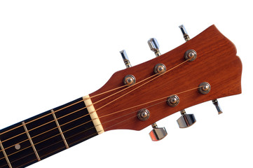 Fototapeta na wymiar Detail of acoustic guitar