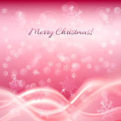 Pink christmas background