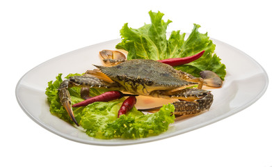 Raw crab