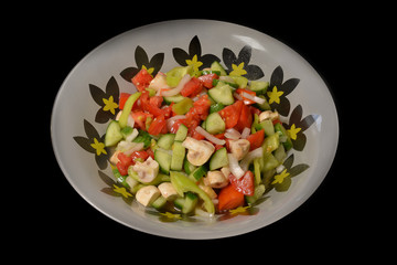 Vegi, Vegetable Salad, Seasonal Food (Photograph)