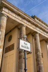 Obraz premium Brandenburger Tor in Berlin