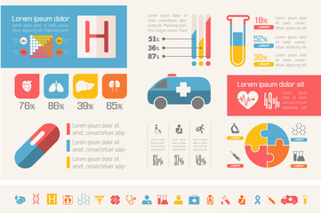 Obraz premium Emergency Infographic Template.