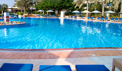 swimming pool in hotel