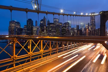  Car traffic on Brooklyn Bridge in New York - USA © Samuel B.