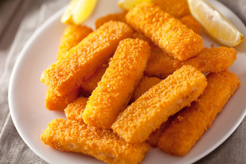 Fish Sticks with Salad
