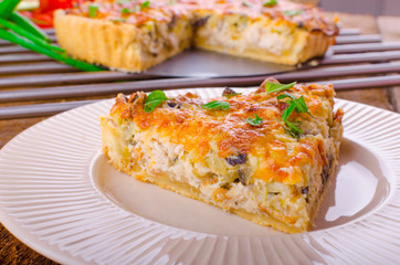 French Quiche vegetarian