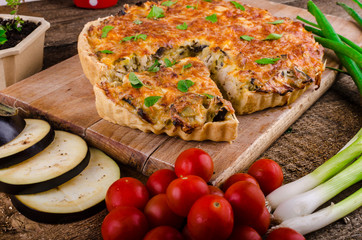 French Quiche vegetarian