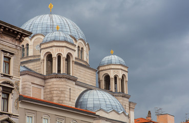 Fototapeta na wymiar Serbian Orthodox Church, Trieste