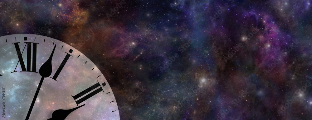 Canvas Prints time and space website banner