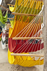 Hammocks, market place in Ecuador