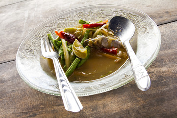 Fermented Papaya salad is very tasty, but the remainder