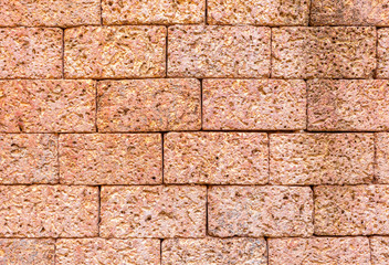 Red brick wall texture background