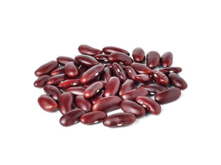 kidney beans on white background