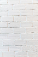 Square white brick wall background