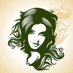 creative fashion portrait