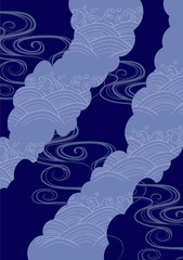 波_雲_紺