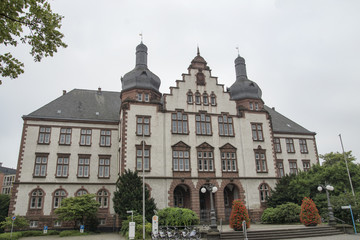 Fototapeta na wymiar Rathaus Hamm, NRW, Deutschland