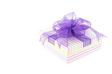 Gift box isolated on white background