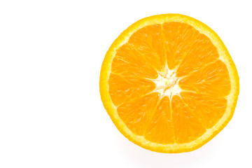 Orange isolated on white