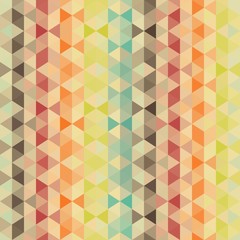 Retro pattern of geometric shapes.