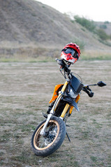 Obraz premium Sport bike for enduro on motocross track
