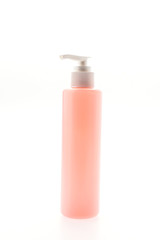 Pump bottle isolated on white