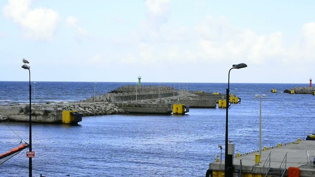 Hafen von Kolberg, Polen