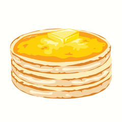Pancakes VECTOR ILLUSTRATION