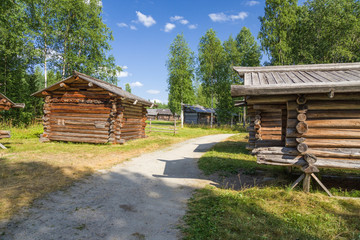 Malye Korely, Russia. Summer (hay) hut, beginning XX c.