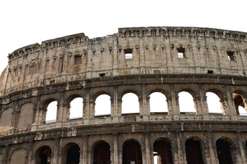 Naklejka premium Ruins of the Colosseum in Rome, Italy
