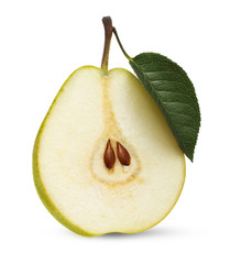 Pear isolated over white