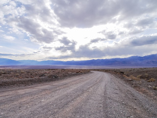 Fototapeta na wymiar Titus Canyon (Death Valley) in Nevada, USA (デスバレー タイタスキャニオン)