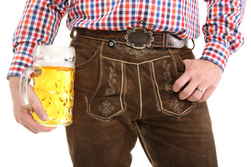 Bier und Lederhose