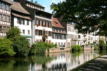 Fototapeta na wymiar Petite-France, Strasbourg, Alsace, France