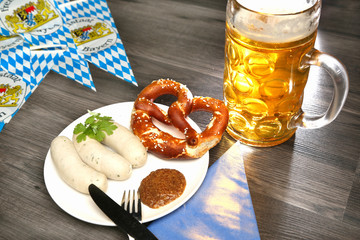 traditionell bayrisches Essen
