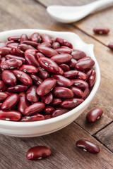 Red beans in bowl