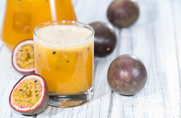 Glass with Maracuja Juice