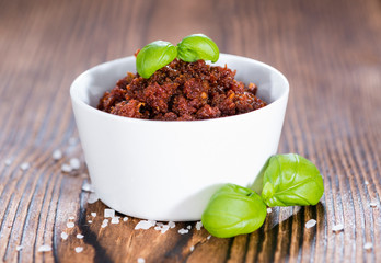 Fresh made Tomato Pesto