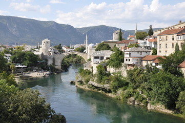 Fototapeta na wymiar Old City of Mostar