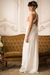 Bride in a boudoir