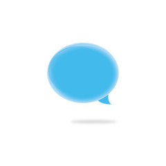 Blue Speech Bubble