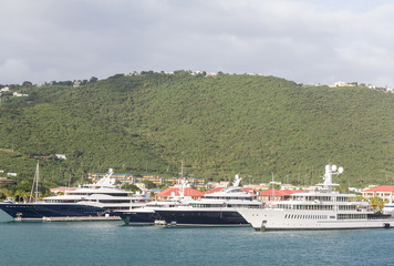 Four Yachts in St Thomas
