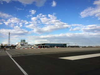 Fototapeta premium Gibraltar Flughafen