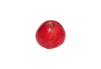 red apple isolated on white background