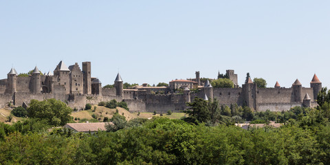 Fototapeta na wymiar Carcassonne Landscape